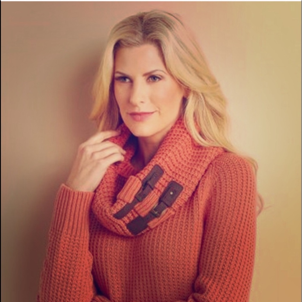 SOFT SURROUNDINGS RUSTIC ORANGE SWEATER!